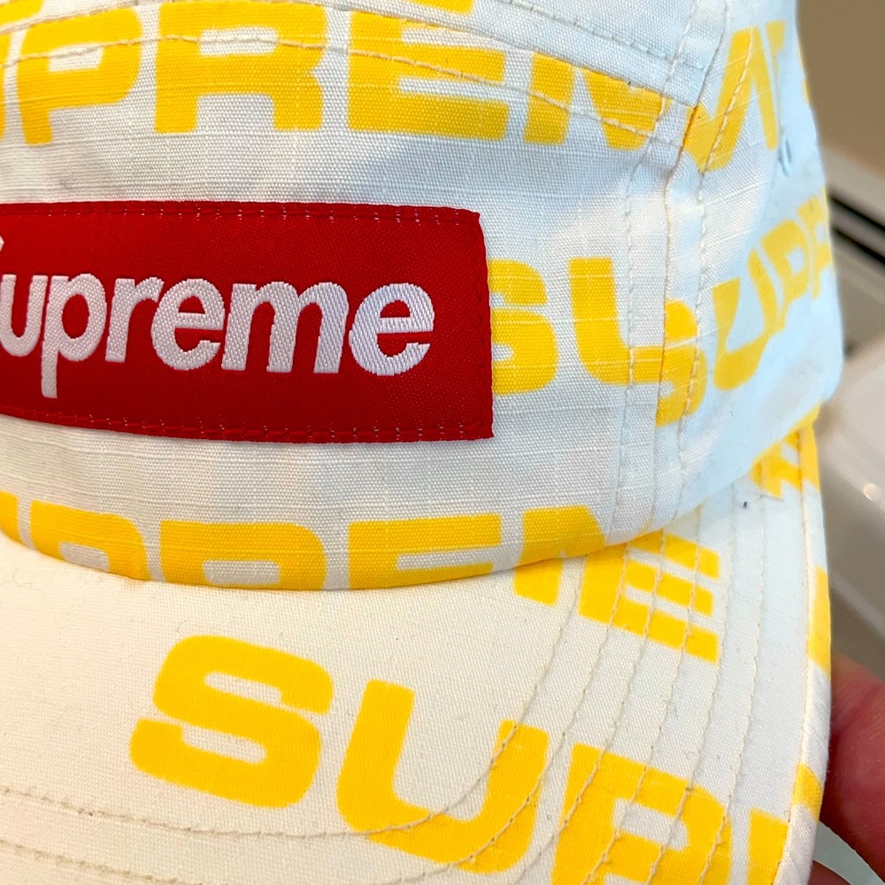 Supreme reflective camp cap